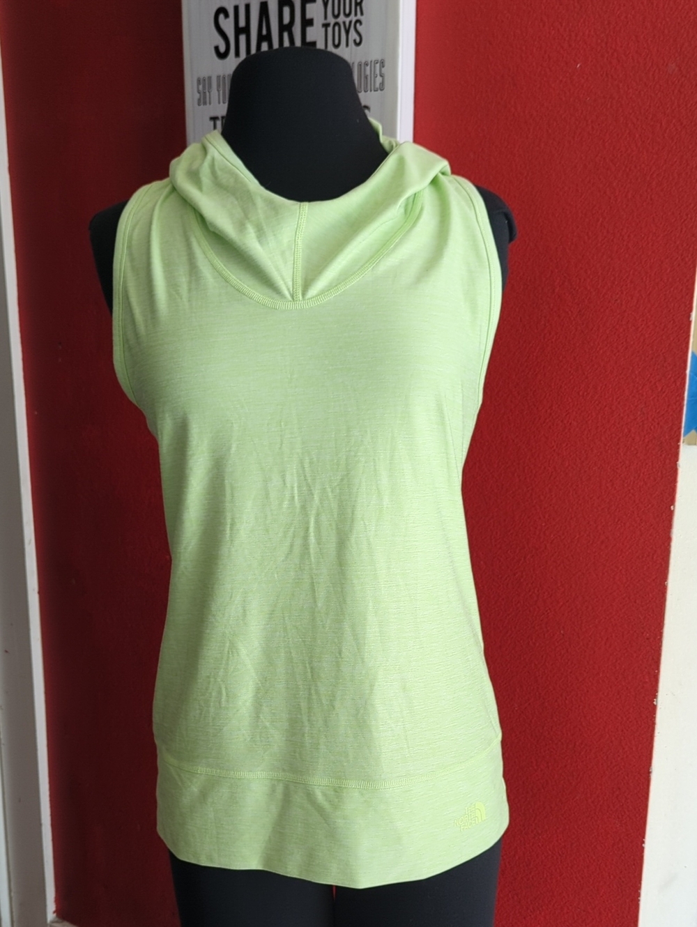 The North Face Women's Light Lime Hooded Tank